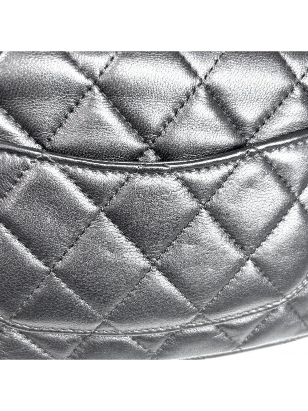 Chanel Shoulder Bag Quilted CC Logo Crossbody Chain Pochette Lambskin Black
